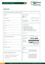 Checklist SL Rack Carport Systems