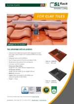 Data sheet SL Rack Alpha-Plate Clay tiles