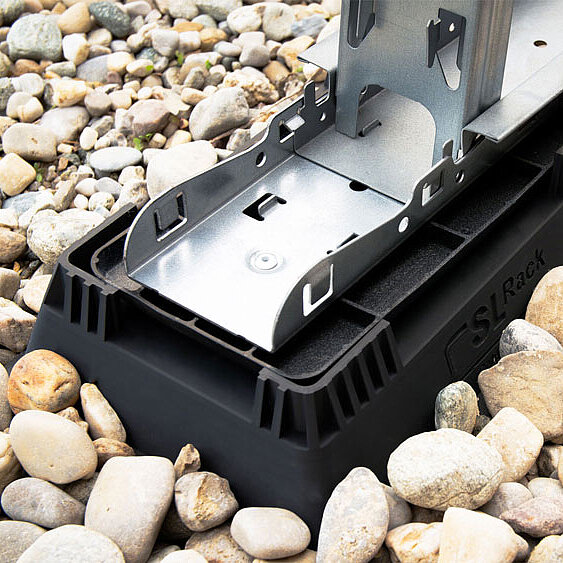 Sl Rack Wall Base Plate Gravel – quick and easy installation! | SL Rack