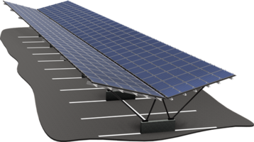 Carport system illustration: Variant C2 for double-sided parking